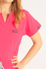 Uniforme Quirurgico Iris Rosa Neón Antifluidos