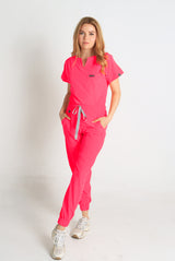Uniforme Quirurgico Iris Rosa Neón Antifluidos