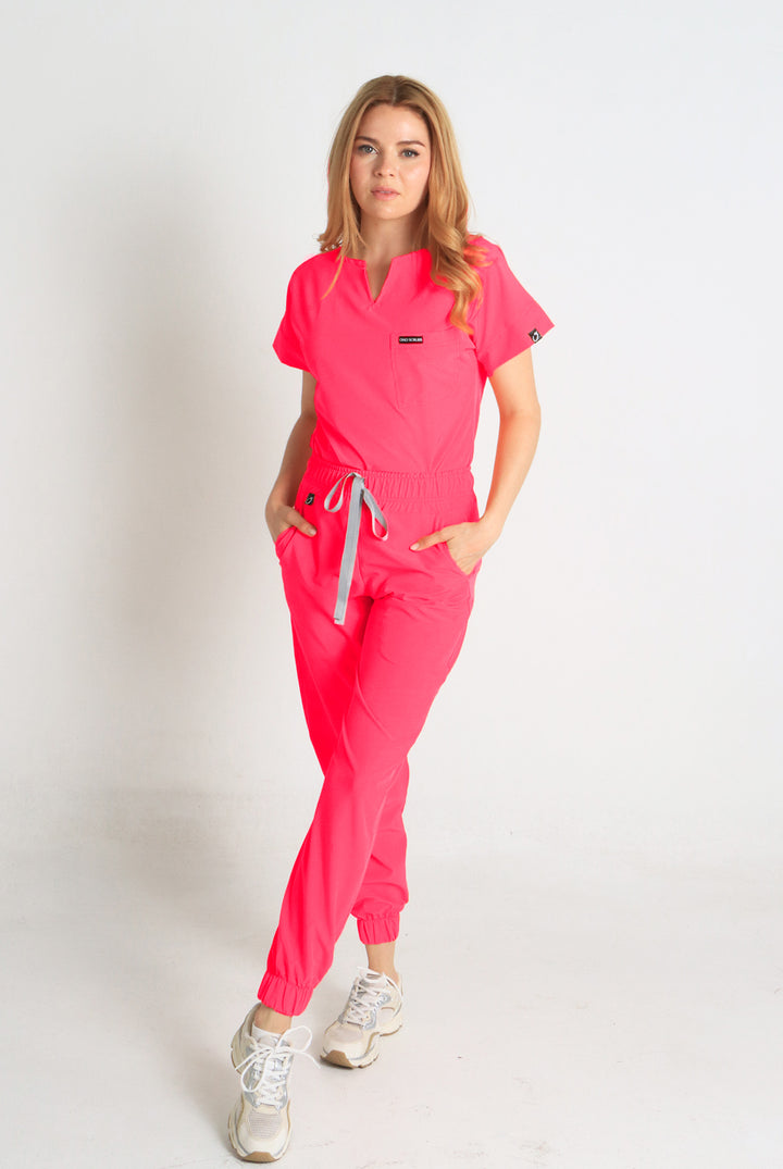 Uniforme Quirurgico Iris Rosa Neón Antifluidos