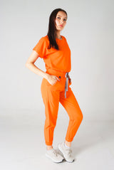 Uniforme Quirurgico Ginger Naranja Neón Antifluidos