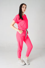 Uniforme Quirurgico Ginger Rosa Neón Antifluidos