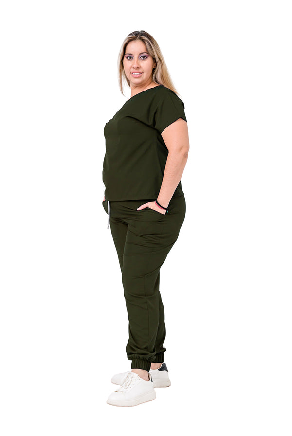 Ginger Plus Verde Militar Antifluidos