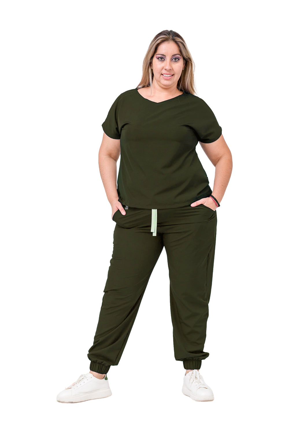 Ginger Plus Verde Militar Antifluidos