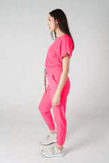 Uniforme Quirurgico Ginger Rosa Neón Antifluidos